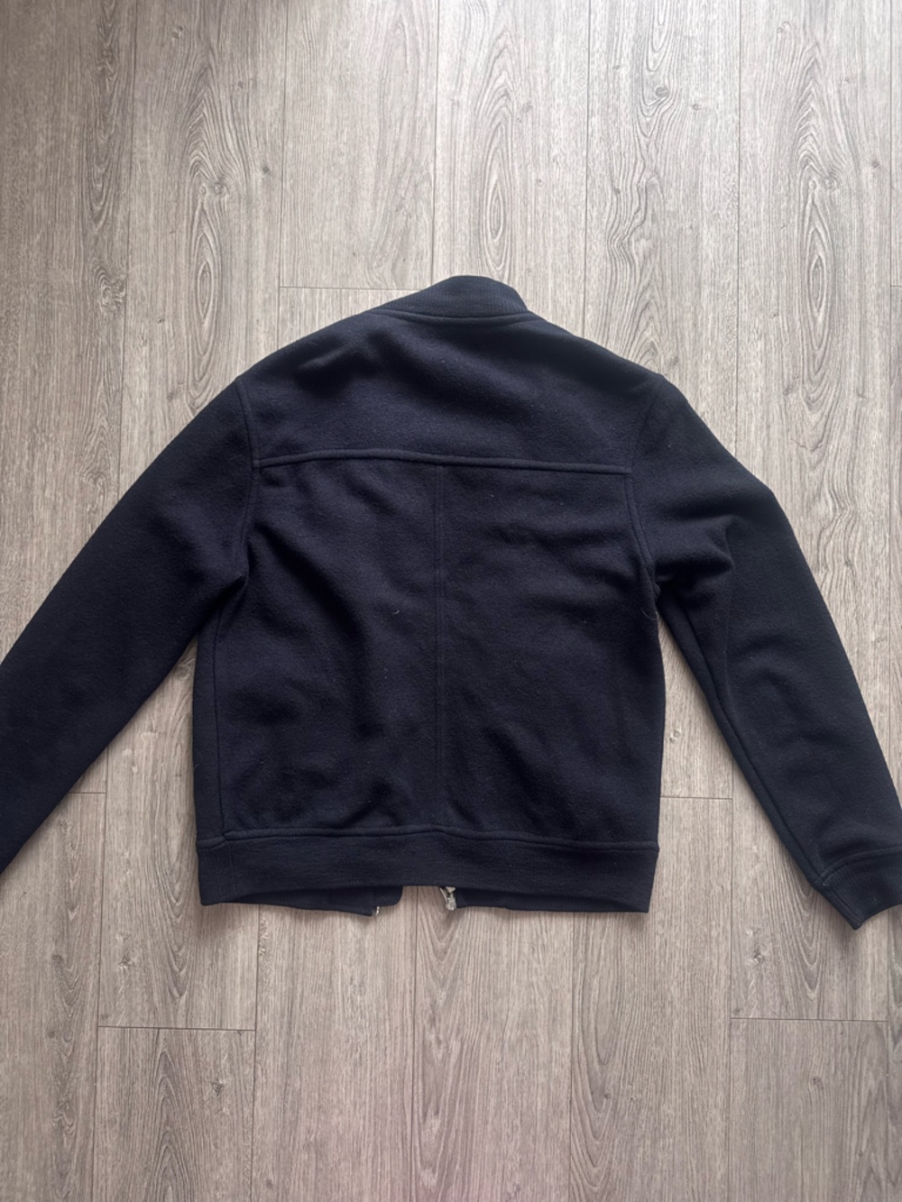 Club Monaco Black Bomber Jacket - size L - Picture 3 of 3